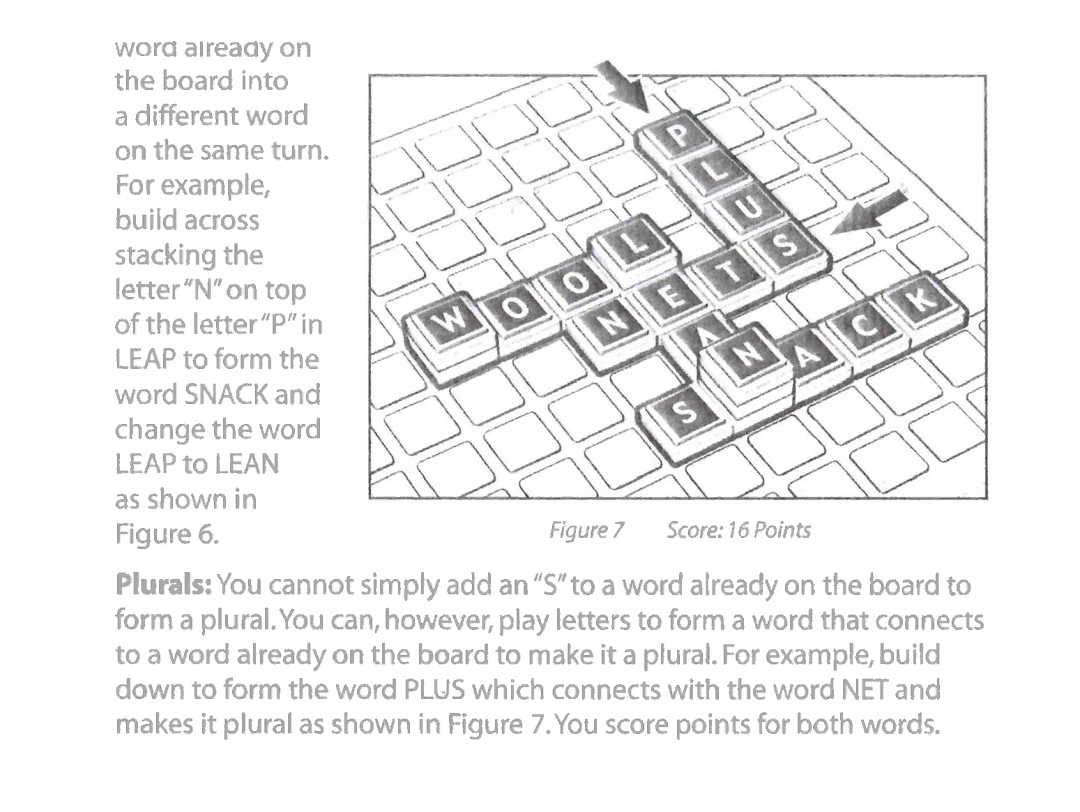 Hasbro Upwords manual As shown 