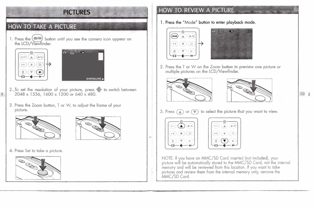 Hasbro VcamNow 2.0 manual HOW to Review a Picture 