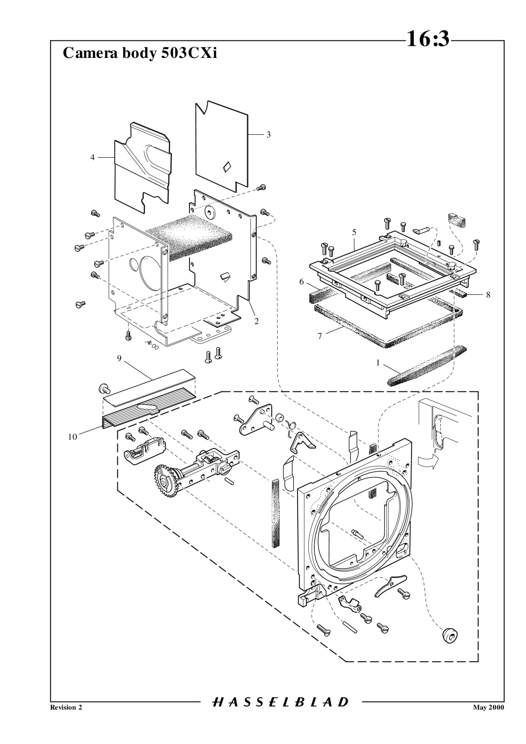 Hasselblad 10026 service manual 163 