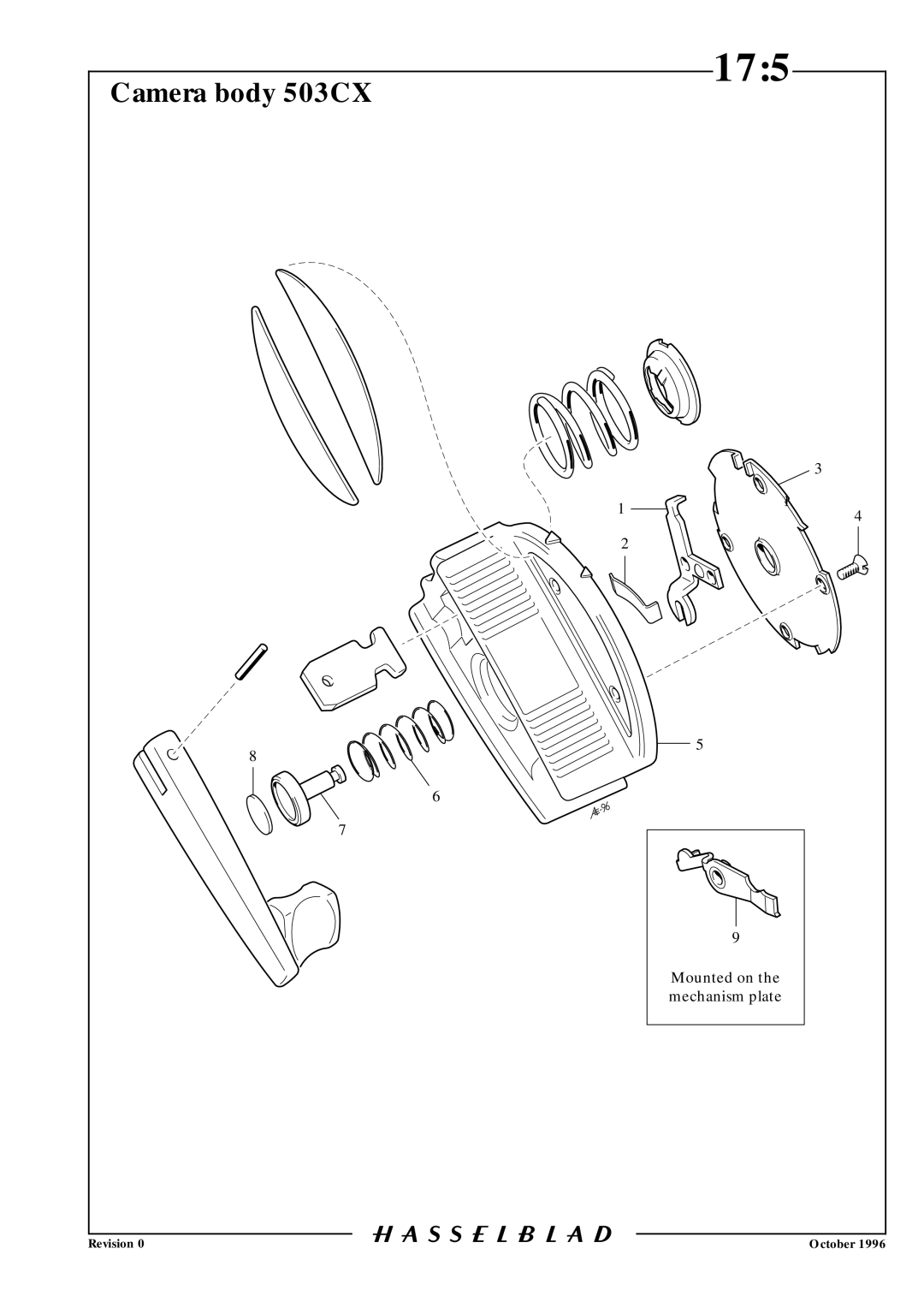 Hasselblad 10026 service manual 175 