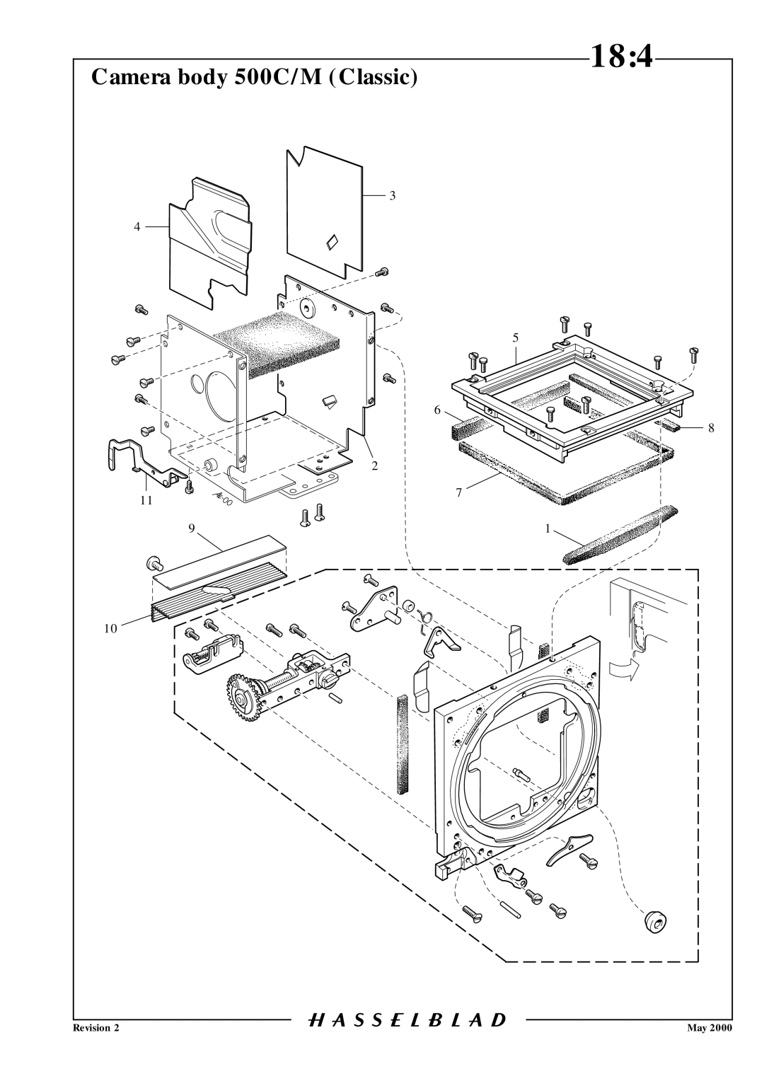 Hasselblad 10026 service manual 184 