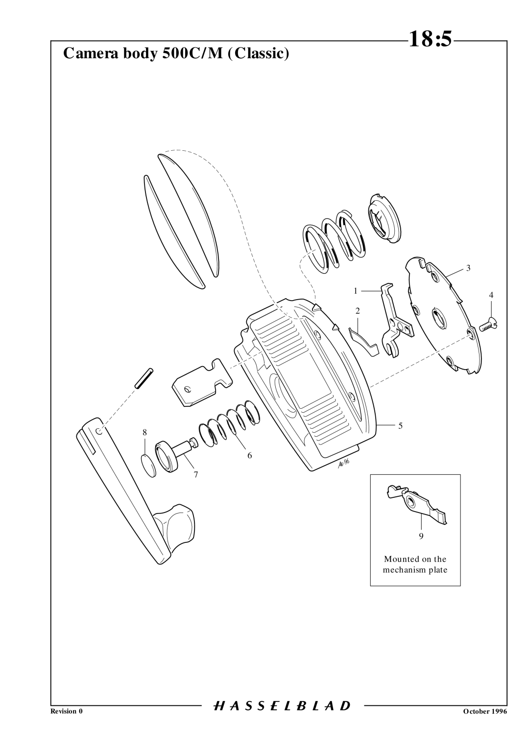 Hasselblad 10026 service manual 185 