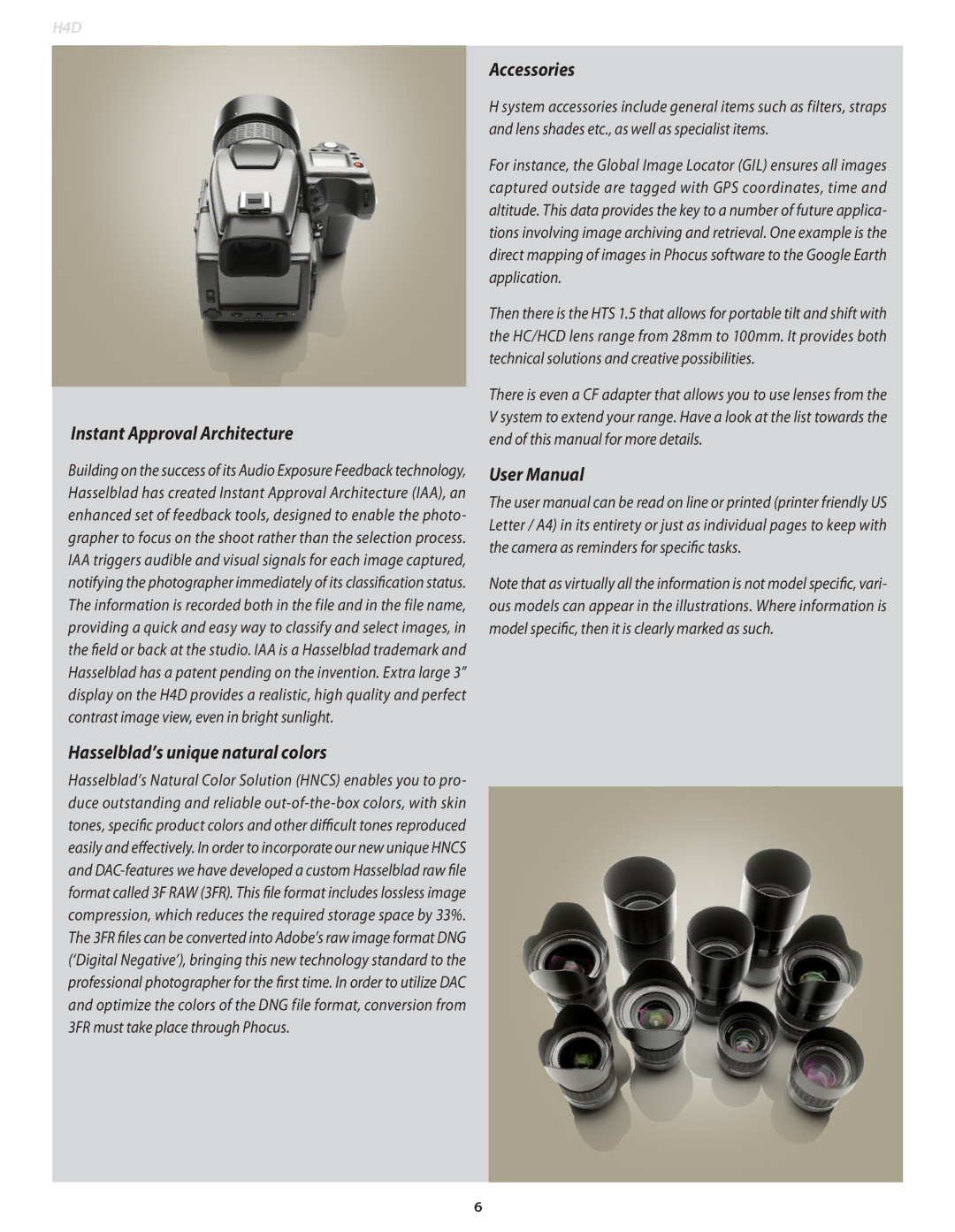 Hasselblad 70480533, 70380554, 70480542 Instant Approval Architecture, Hasselblad’s unique natural colors, Accessories 