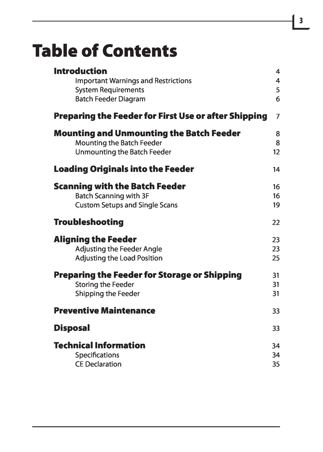 Hasselblad 848 manual Table of Contents 