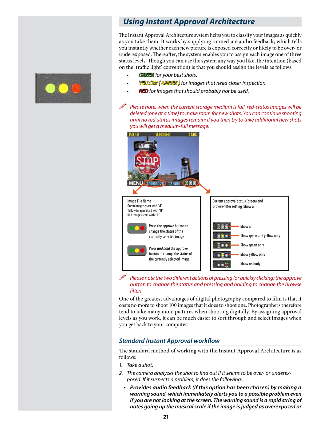 Hasselblad CF22 CF39 user manual Using Instant Approval Architecture, Standard Instant Approval workflow 