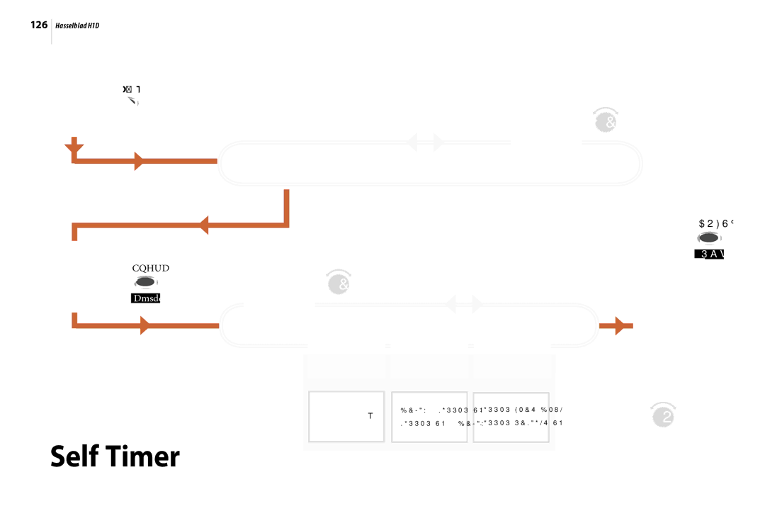 Hasselblad H1D user manual Self Timer 