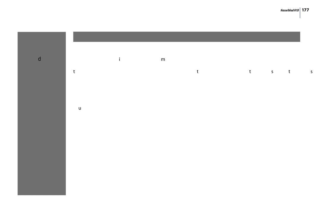 Hasselblad H1D user manual Technical Specifications Image Bank, Image Capacity, Battery 