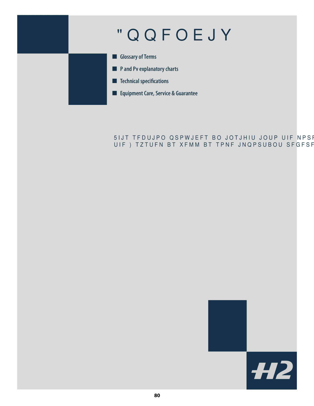 Hasselblad H2 user manual Appendix 