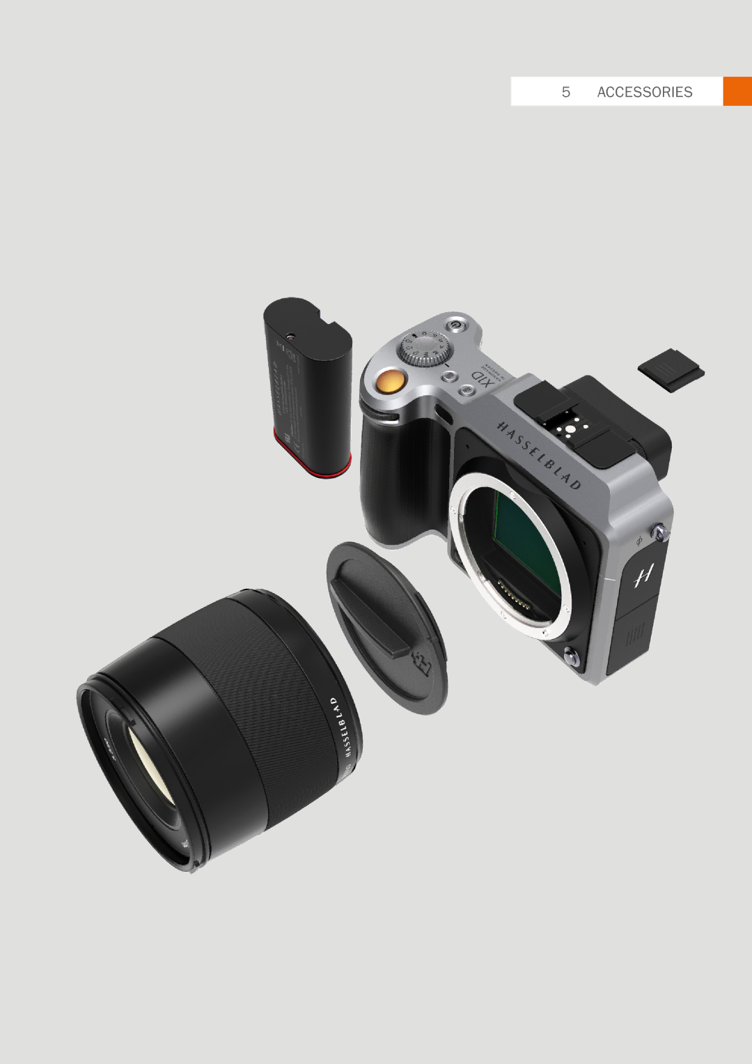 Hasselblad X1D manual Accessories 