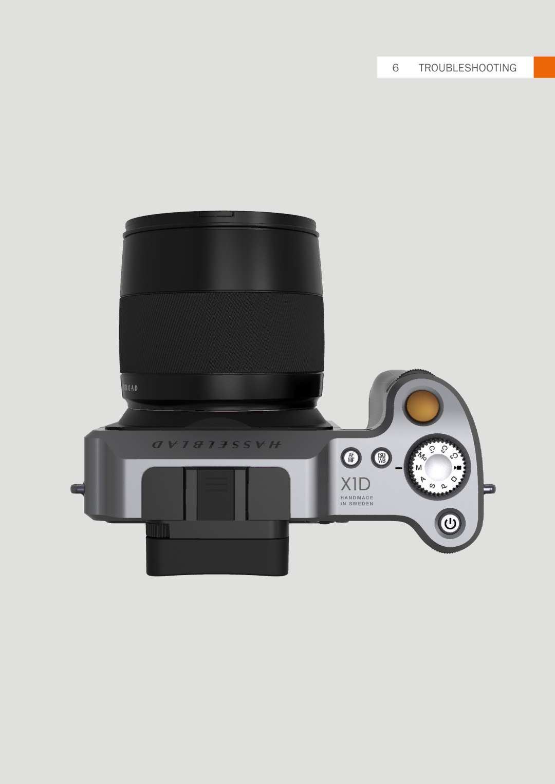 Hasselblad X1D manual Troubleshooting 