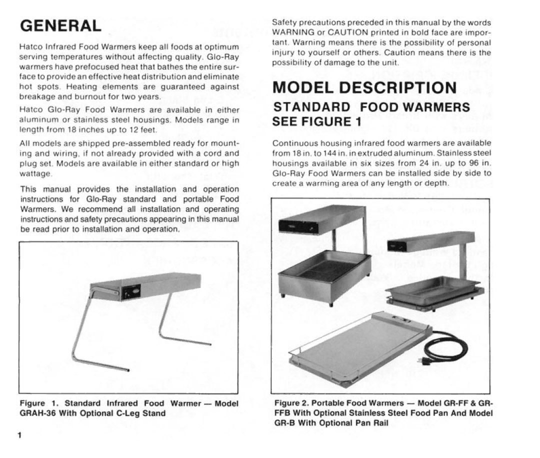 Hatco L80-041 manual 