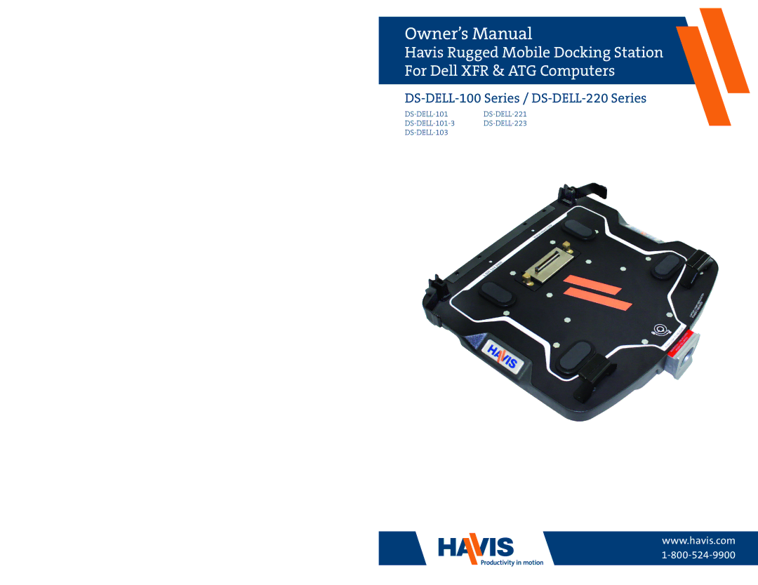 Havis-Shields DS-DELL-103, DS-DELL-221, DS-DELL-223, DS-DELL-101-3 owner manual DS-DELL-100 Series / DS-DELL-220 Series 