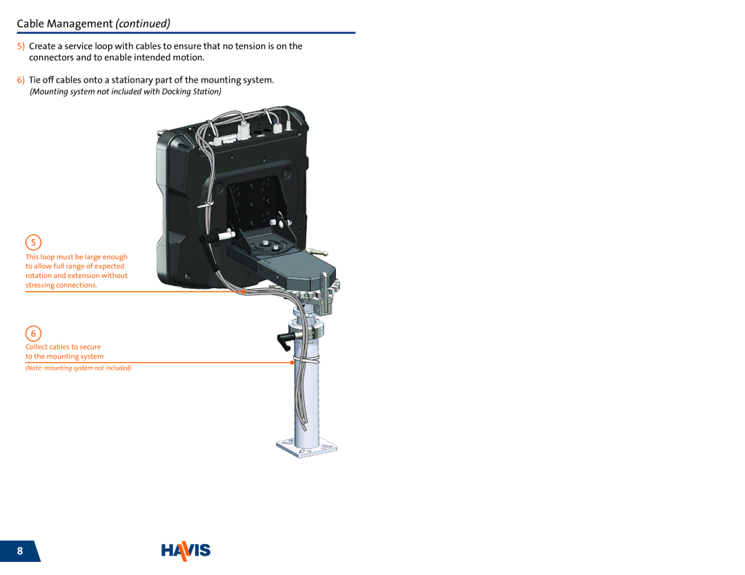 Havis-Shields DS-DELL-101-3, DS-DELL-221, DS-DELL-103, DS-DELL-223 Mounting system not included with Docking Station 