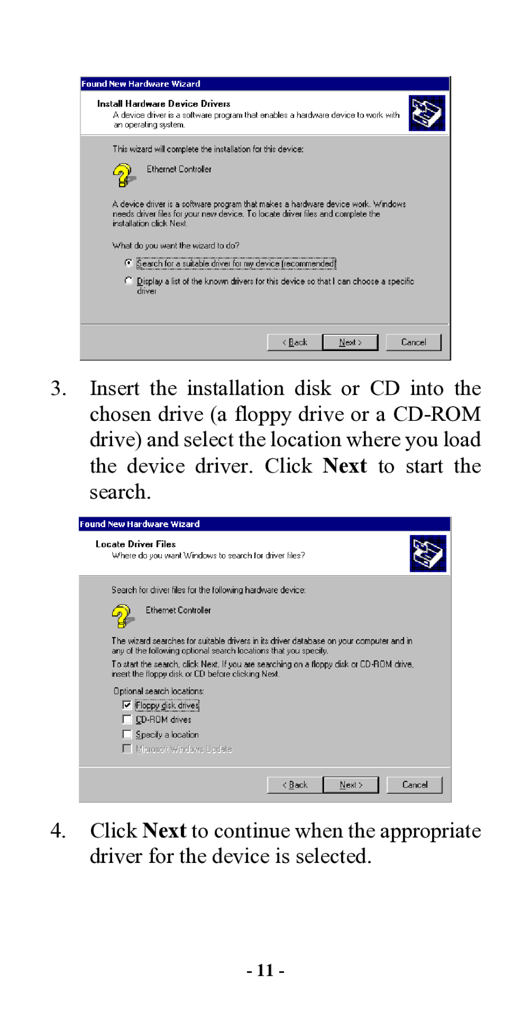 Hawking Technology CardBus 10/100 Fast Ethernet PC Card manual 