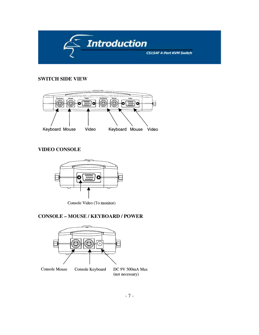 Hawking Technology CS154F manual 