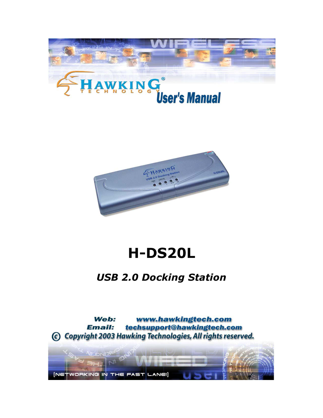 Hawking Technology H-DS20L manual 