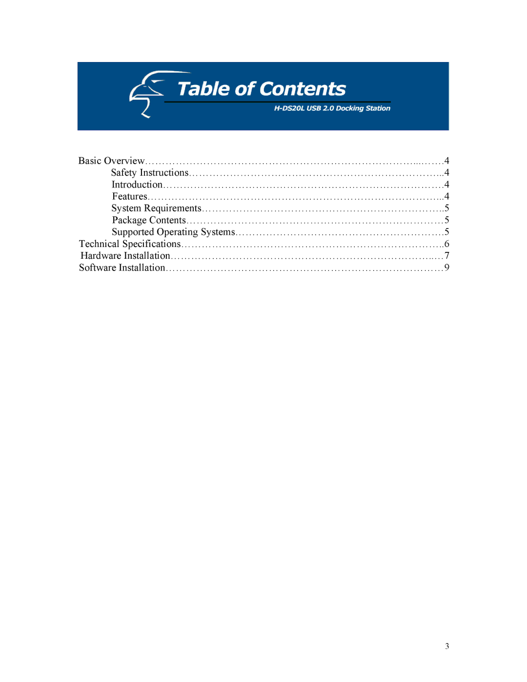 Hawking Technology H-DS20L manual 