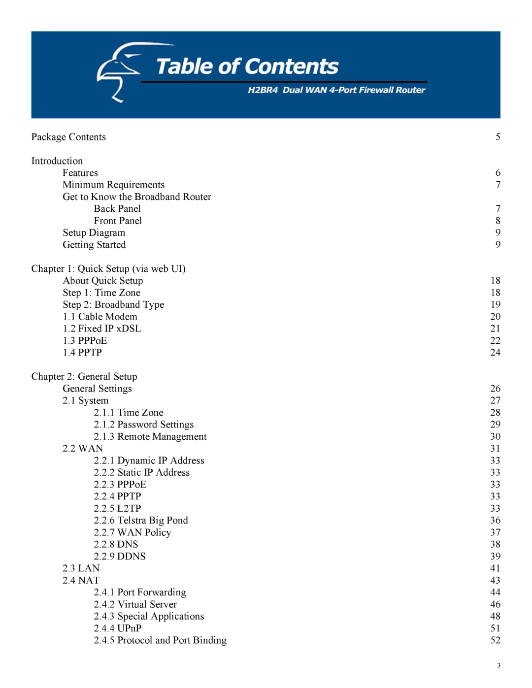 Hawking Technology H2BR4 manual 