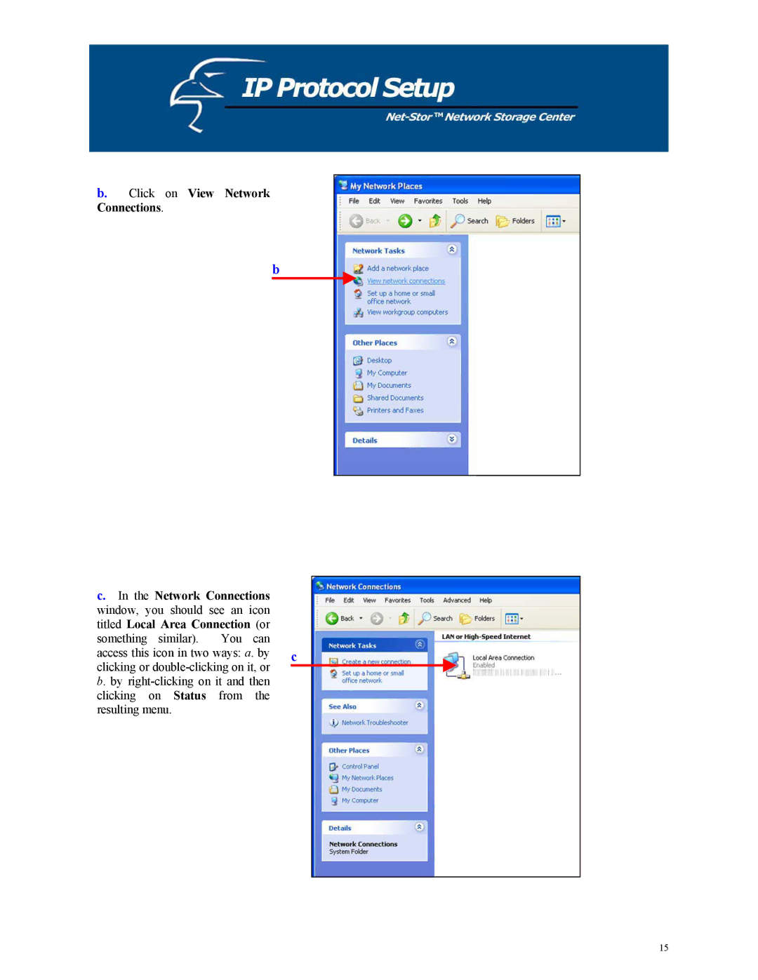 Hawking Technology HNAS1 manual Click on View Network Connections 