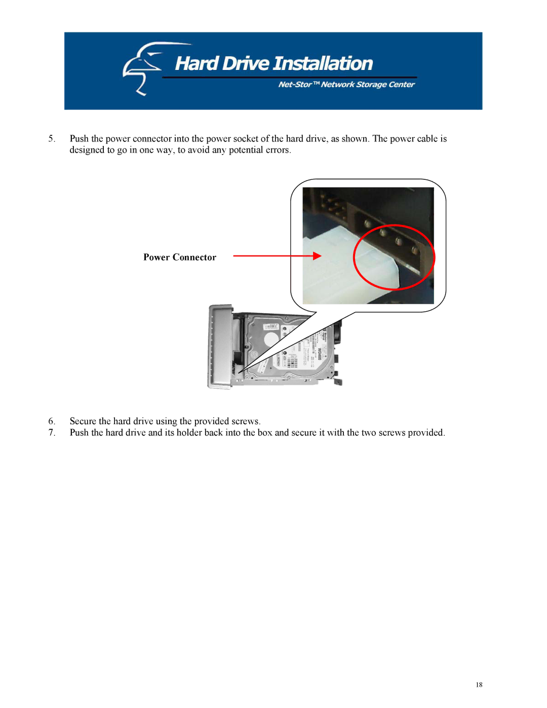 Hawking Technology HNAS1 manual Power Connector 