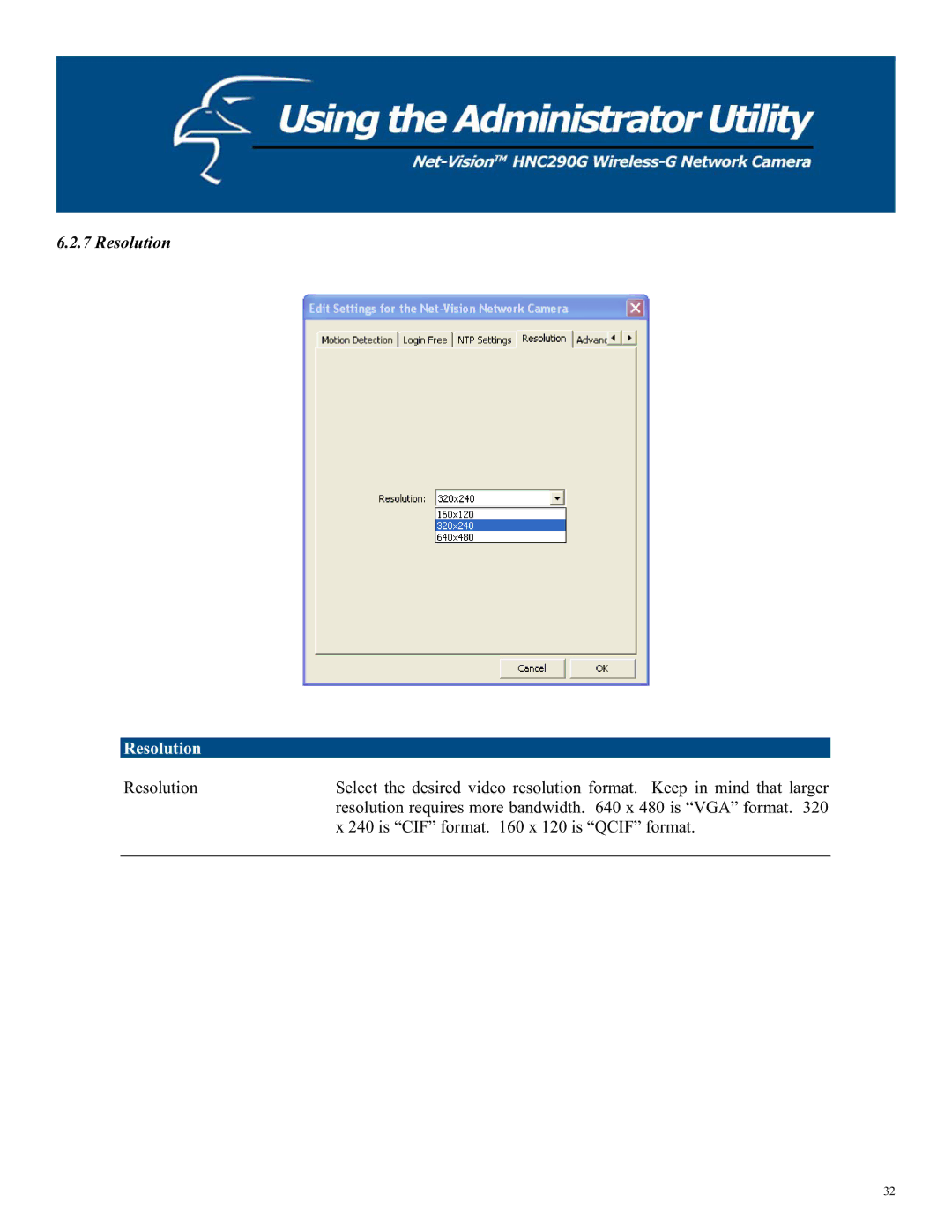 Hawking Technology HNC290G manual Resolution 