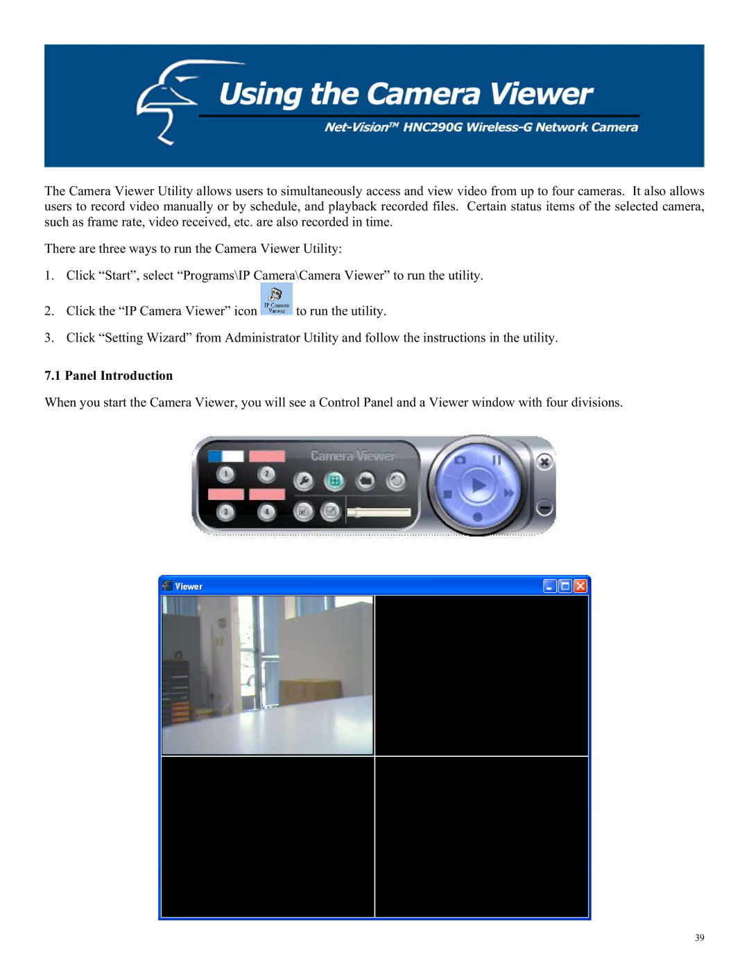 Hawking Technology HNC290G manual Panel Introduction 