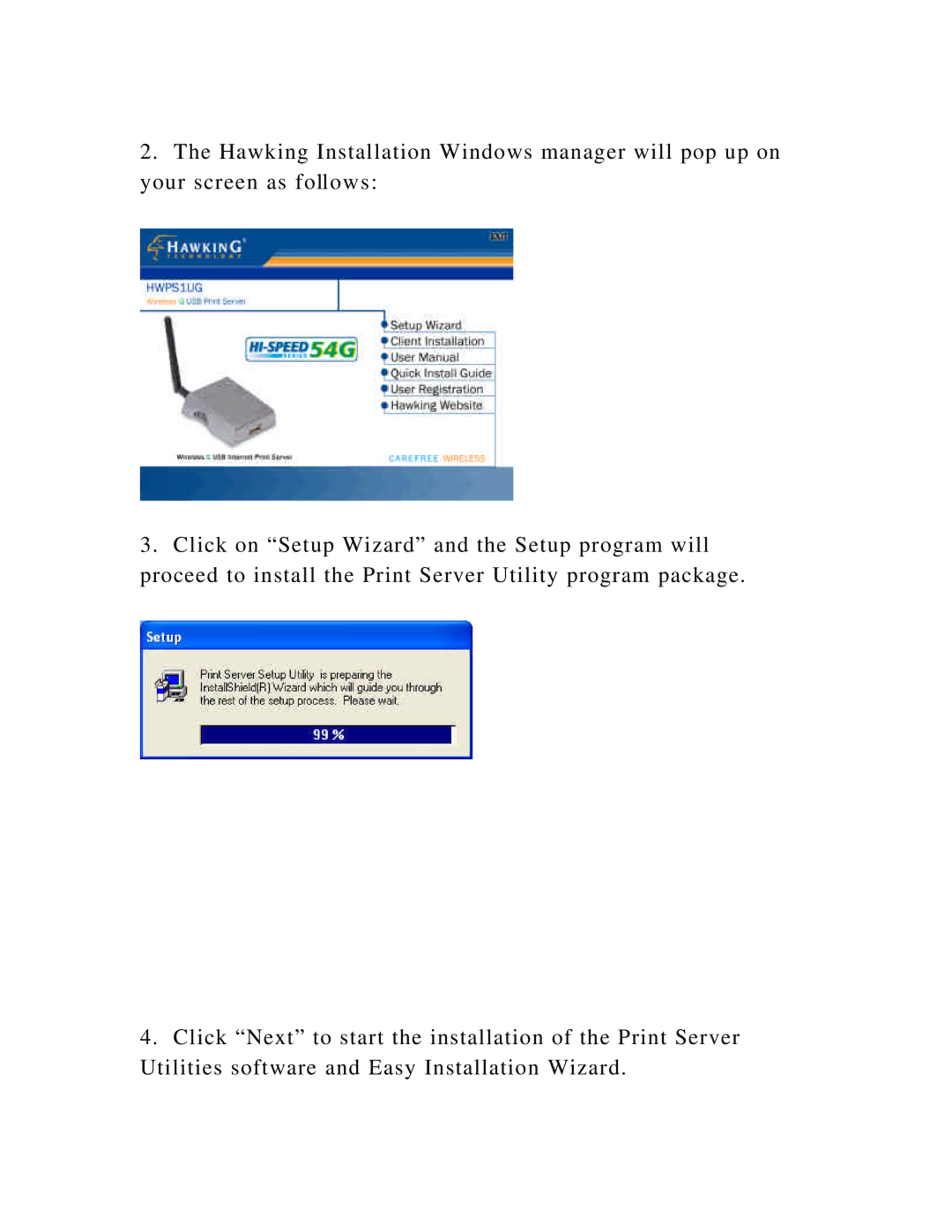 Hawking Technology HWPS1UG manual 