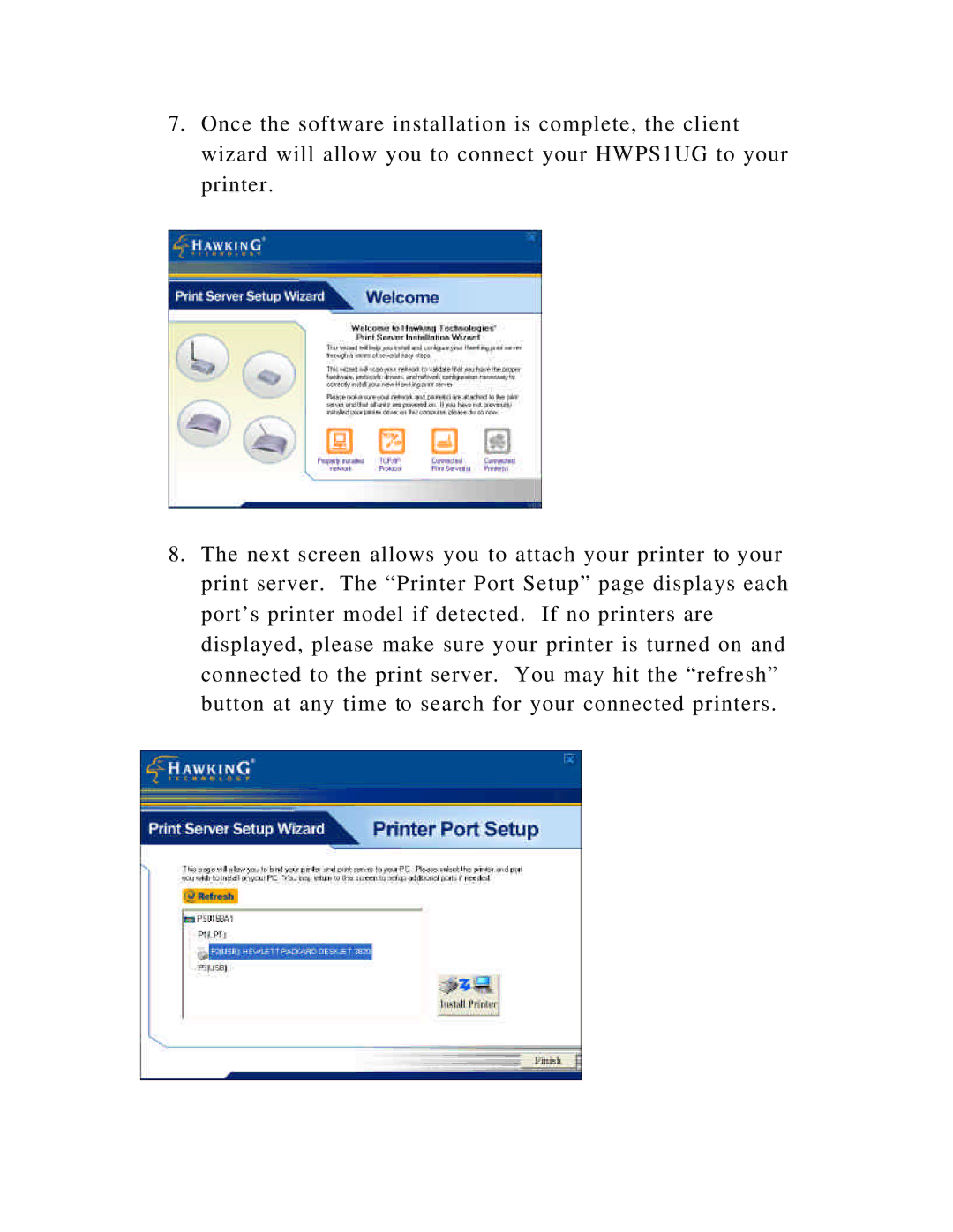 Hawking Technology HWPS1UG manual 