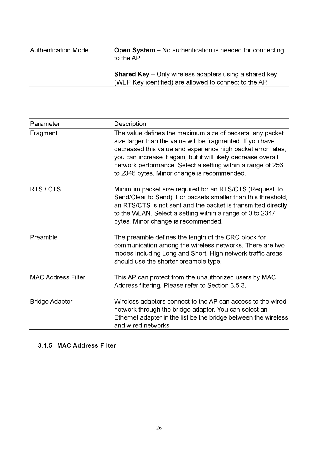 Hawking Technology HWU54D manual Rts / Cts 