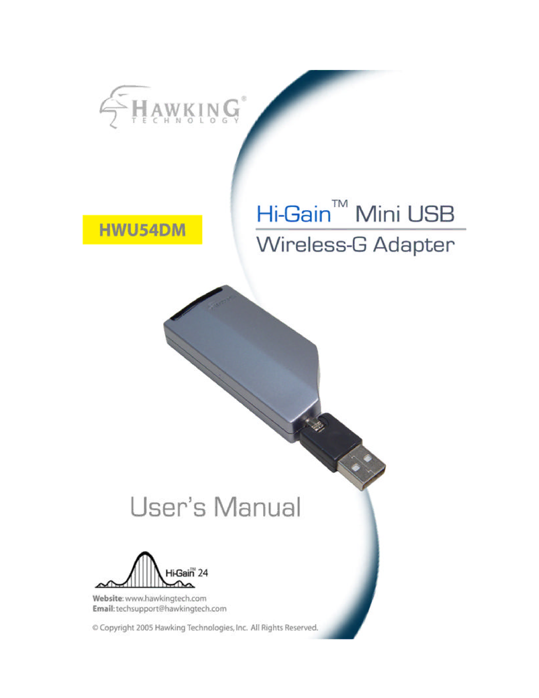 Hawking Technology HWU54DM manual 