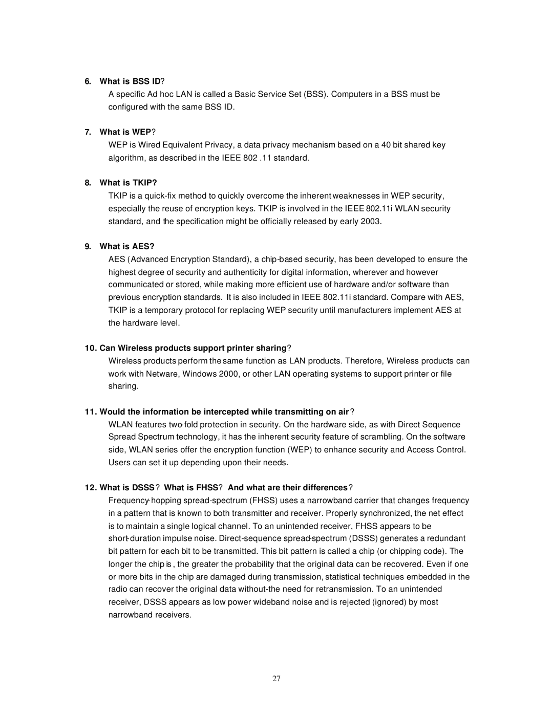 Hawking Technology HWU54DM manual What is BSS ID? 