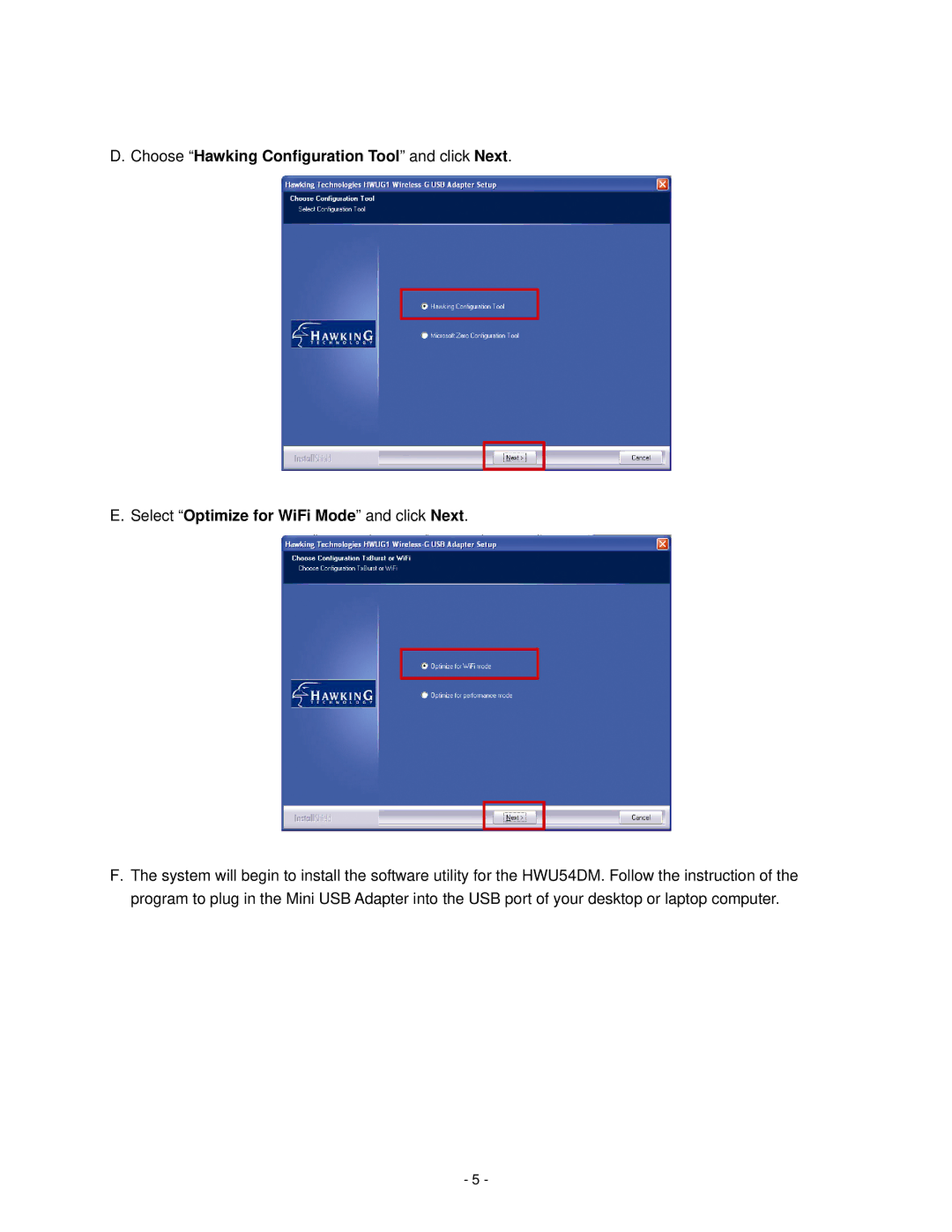 Hawking Technology HWUG1 manual 