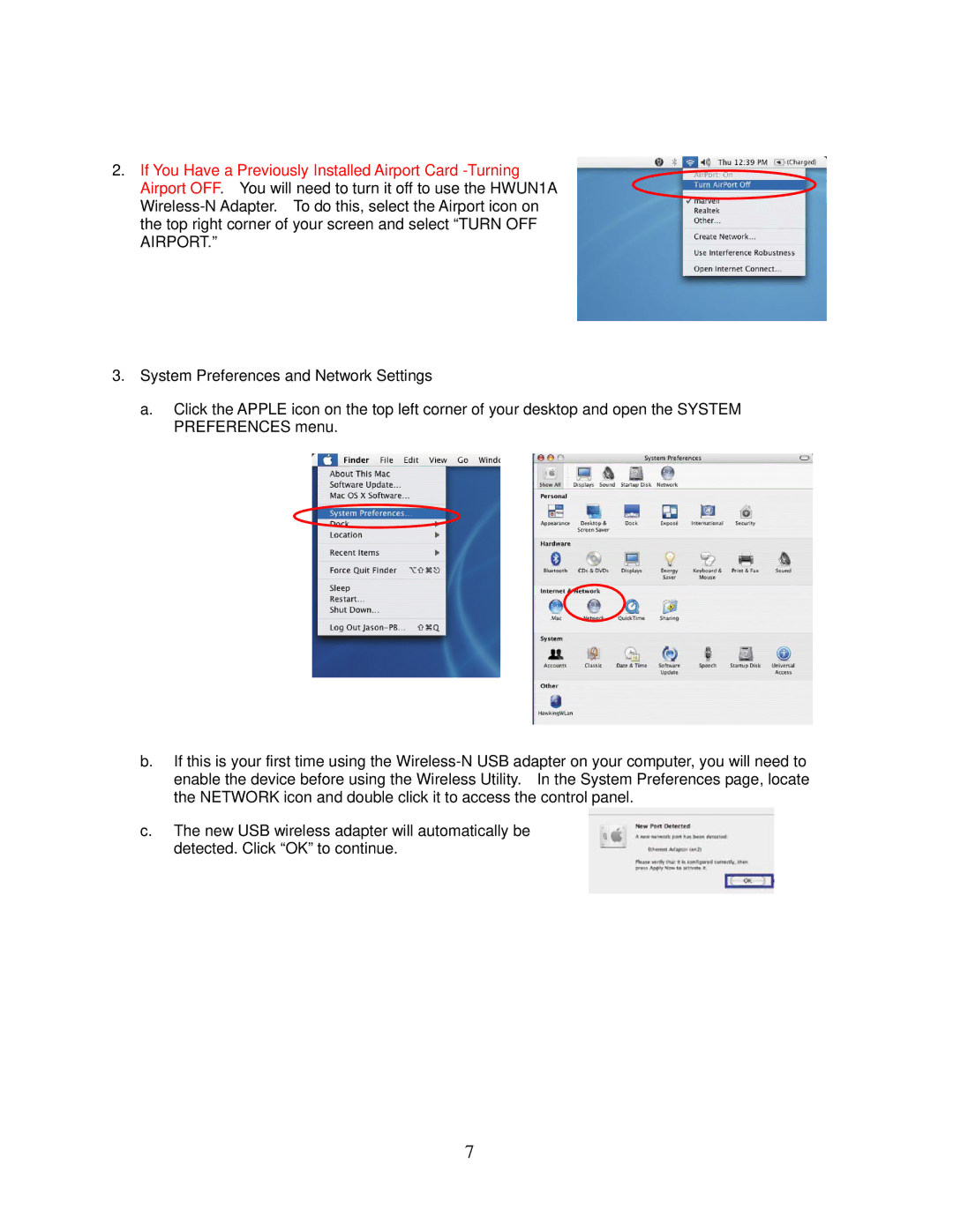 Hawking Technology HWUN1A manual 