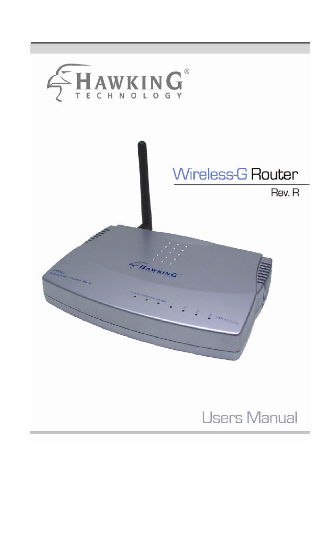 Hawking Technology Wireless-G Router manual 