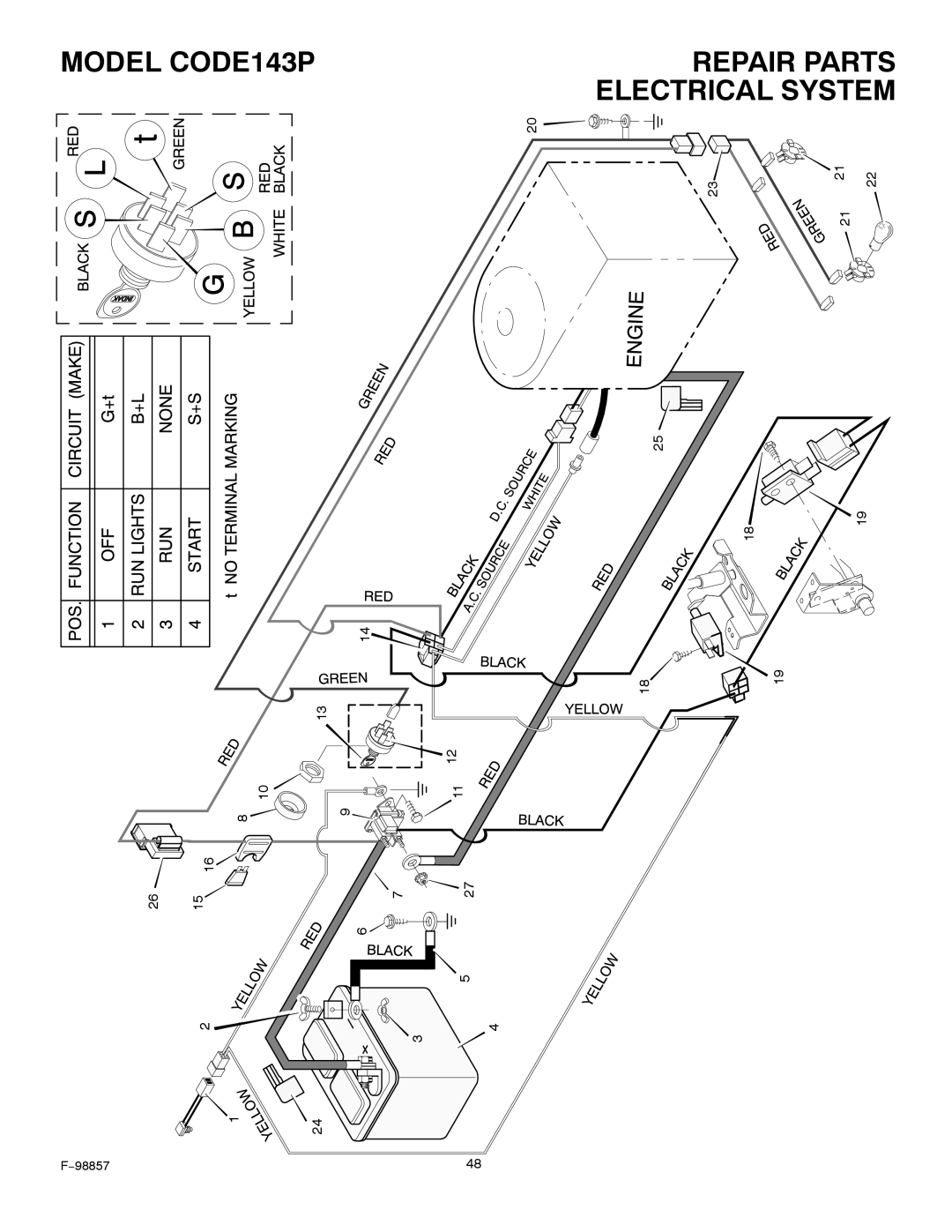 Hayter Mowers 30-Dec manual Electricalrepair Parts 