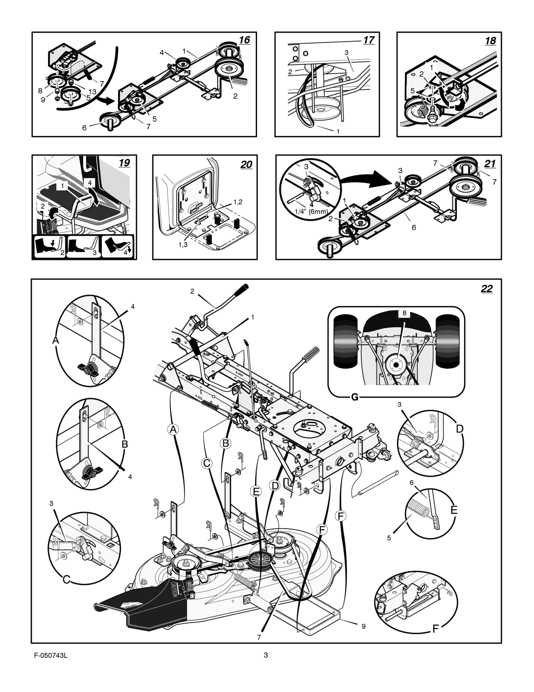 Hayter Mowers 405607x52A manual 6mm2 050743L 