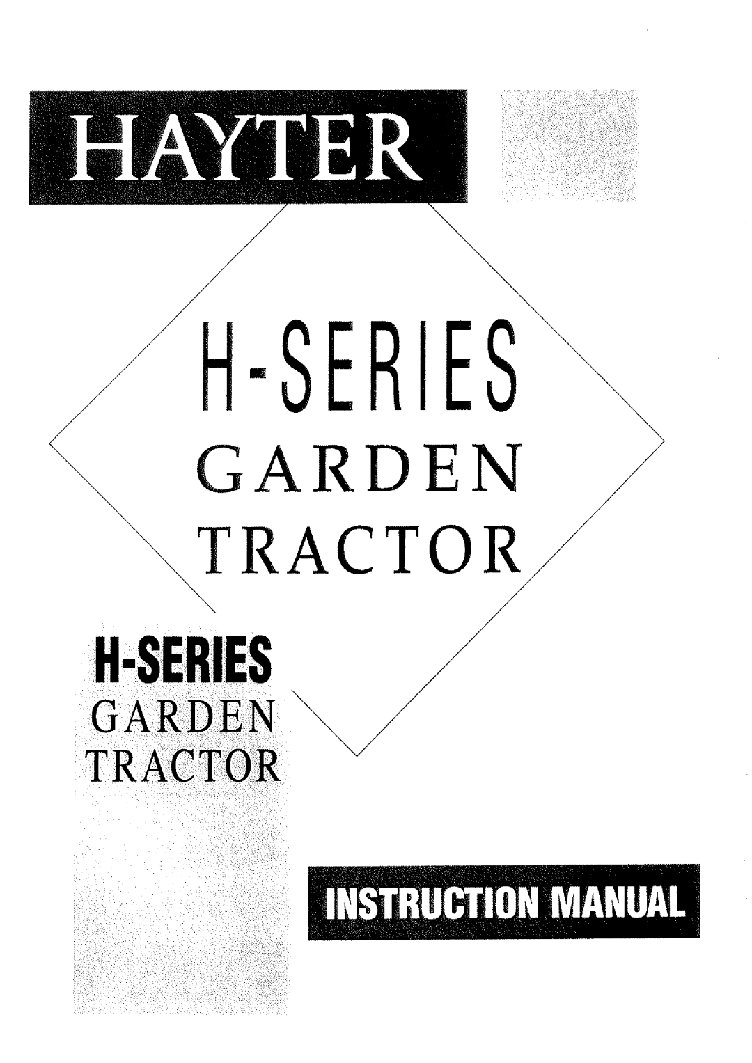 Hayter Mowers H-Series manual 