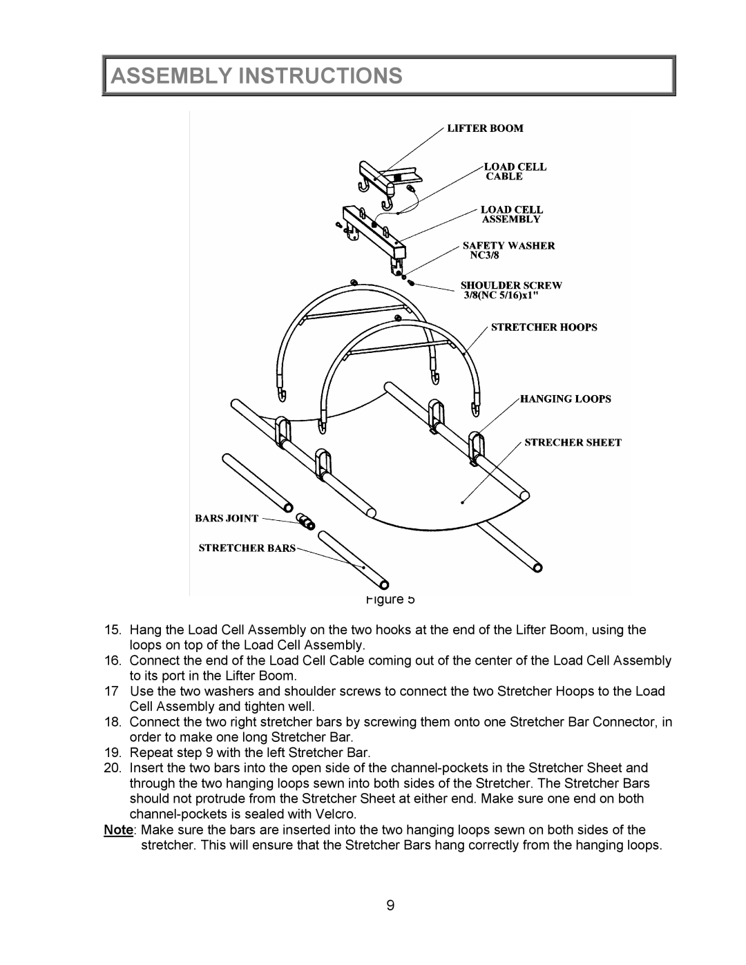 Health O Meter 2000KL operation manual Assembly Instructions 