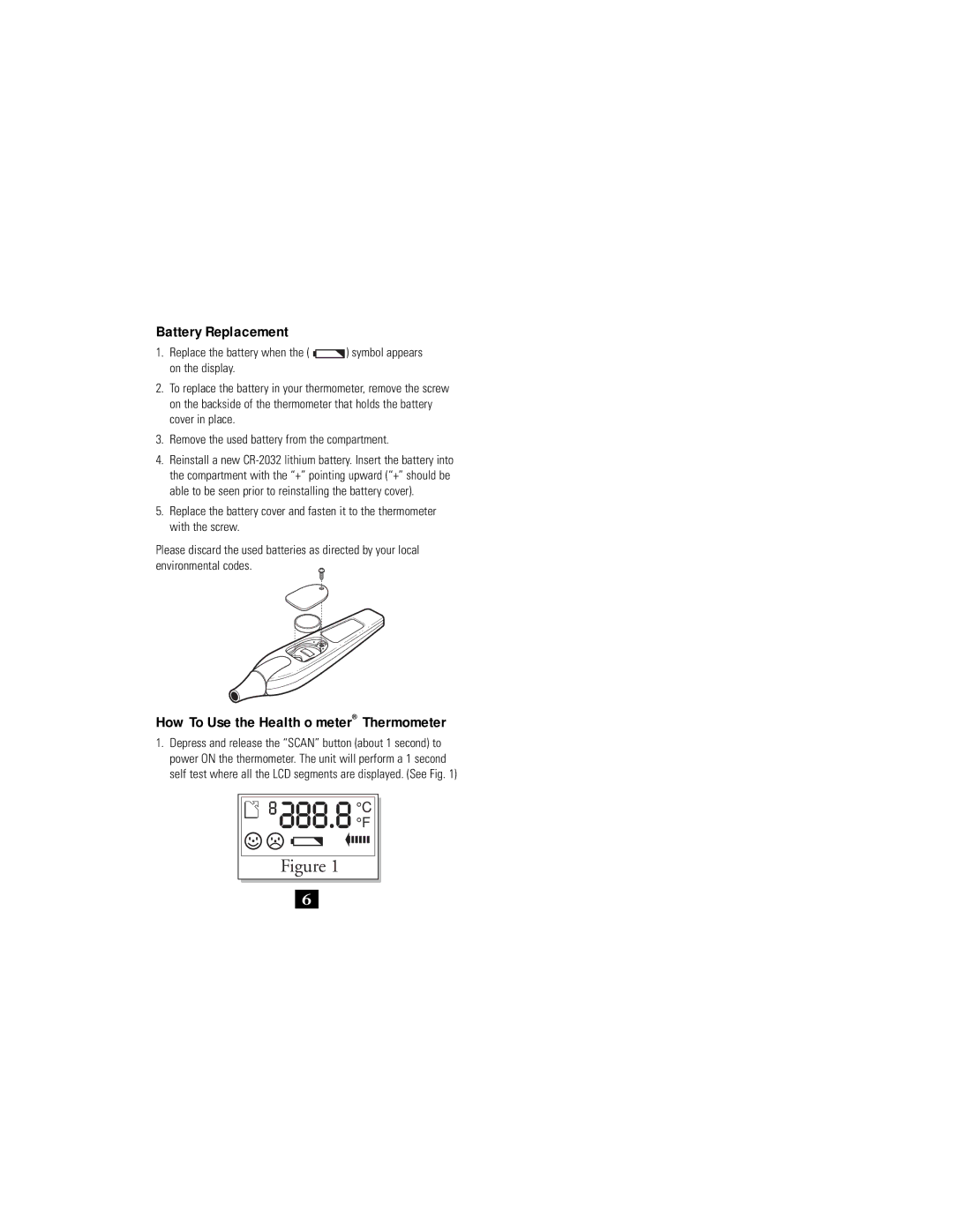 Health O Meter 7605, Compact Infrared Ear Thermometer manual Battery Replacement, How To Use the Health o meter Thermometer 