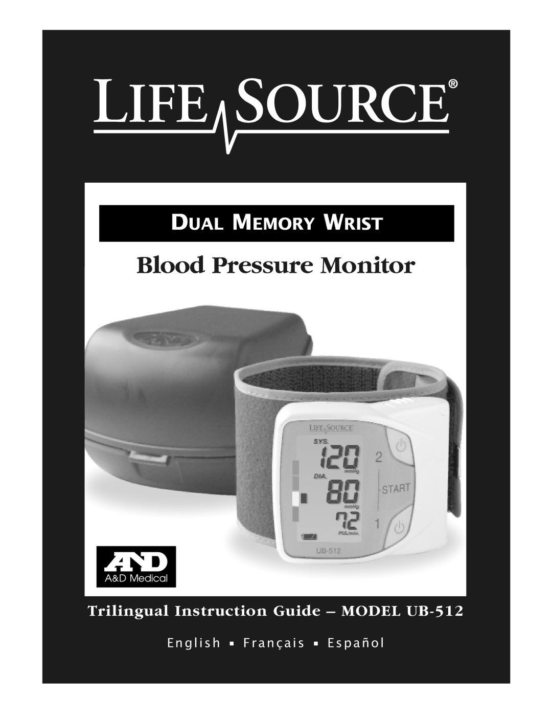 Health O Meter UB-512 manual Blood Pressure Monitor 