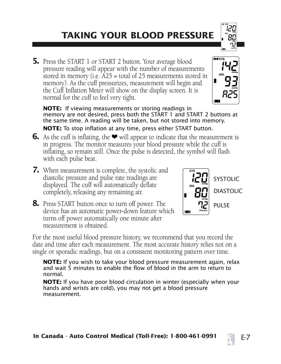 Health O Meter UB-512 manual Systolic Diastolic Pulse 