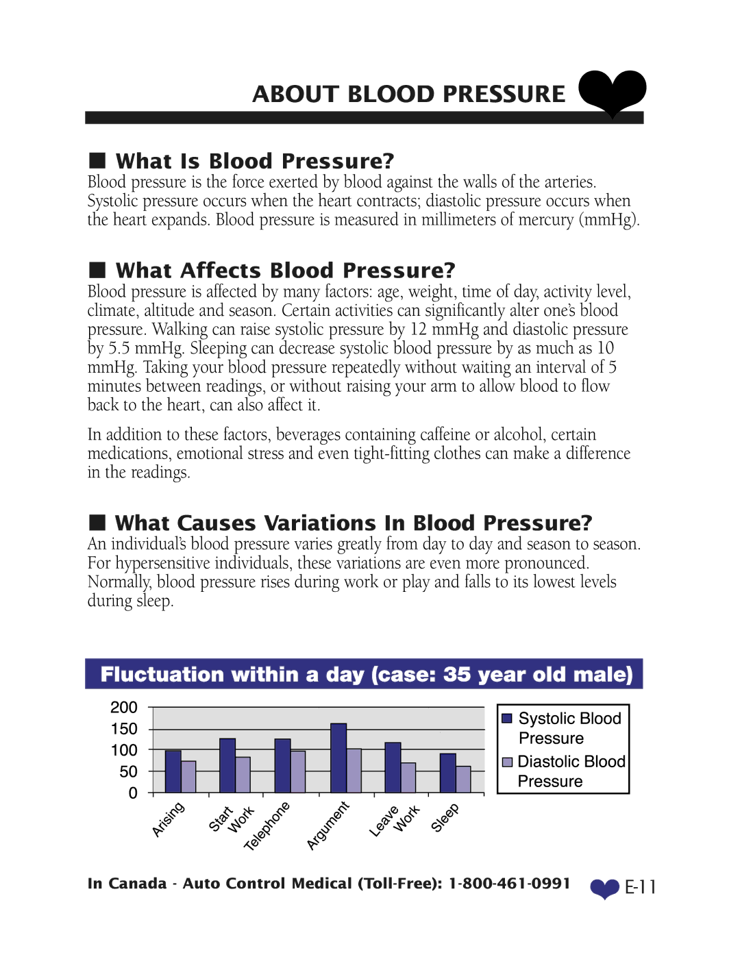 Health O Meter UB-512 manual About Blood Pressure, What Is Blood Pressure? 