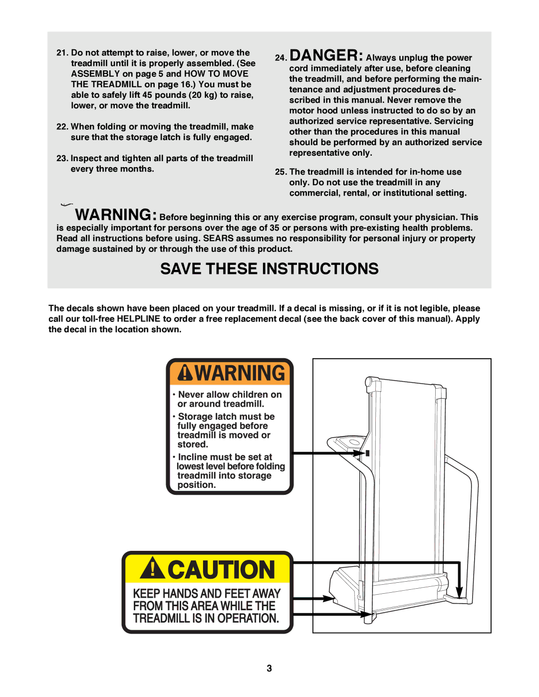 Healthrider 831.297872 manual 