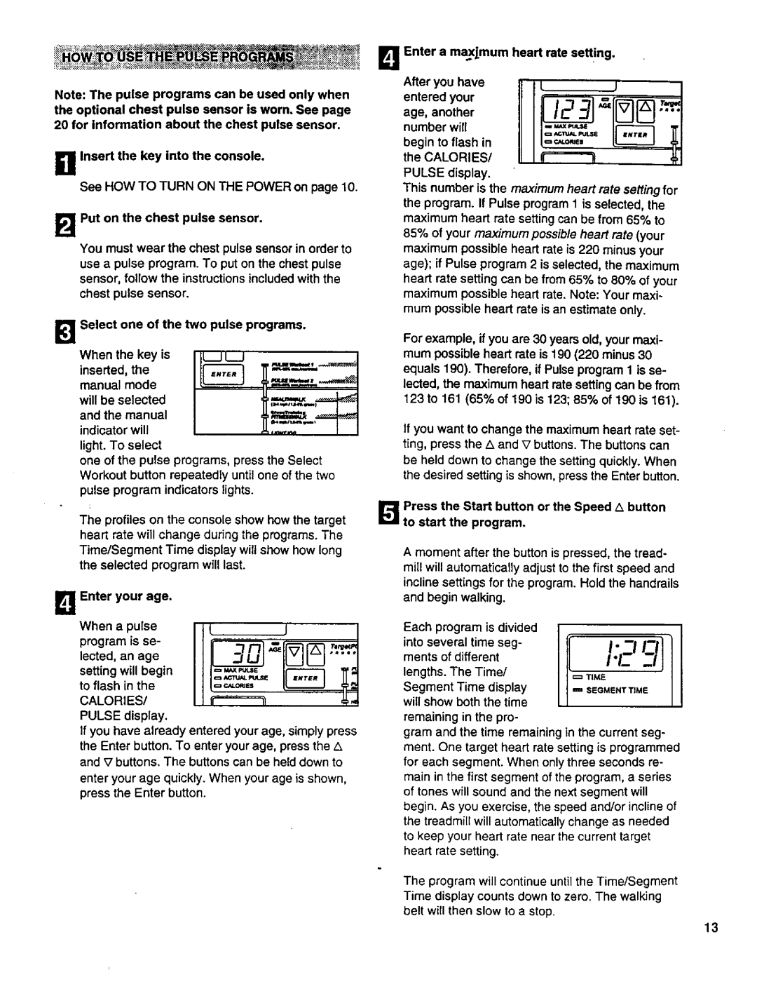 Healthrider 831.299301 manual Calories 