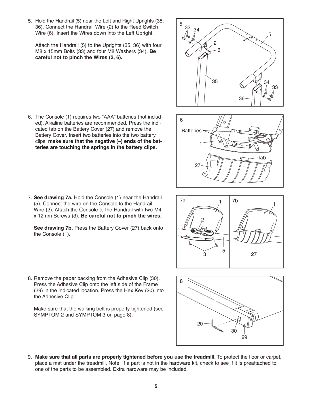 Healthrider H10t manual Tab 