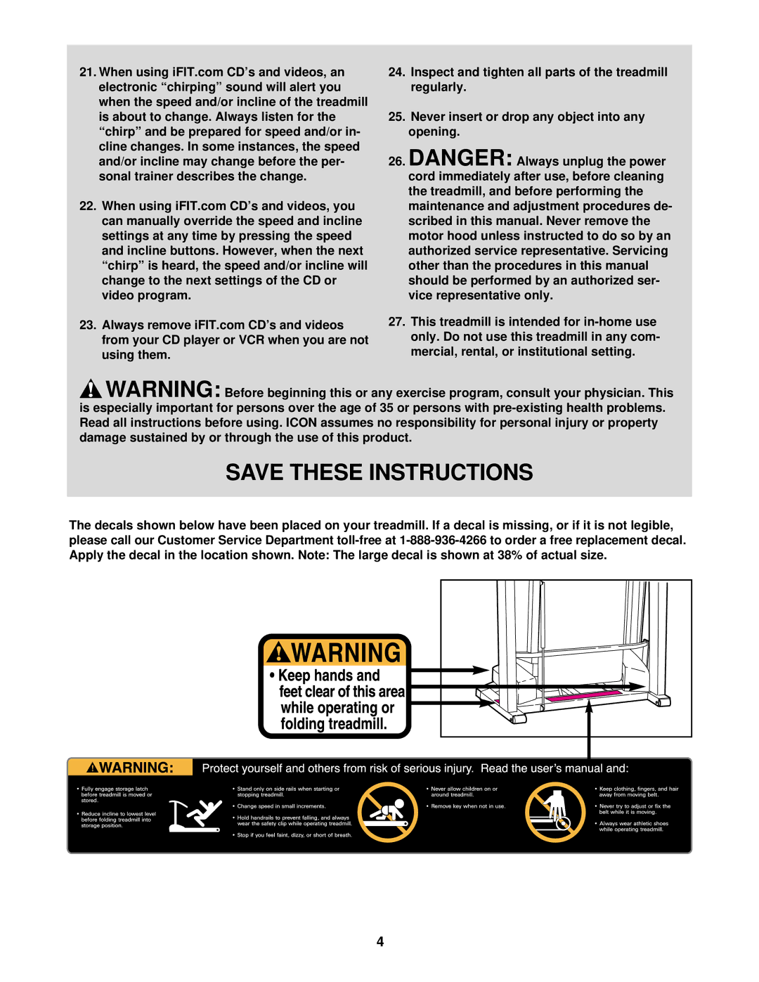 Healthrider HCTL05910 manual 