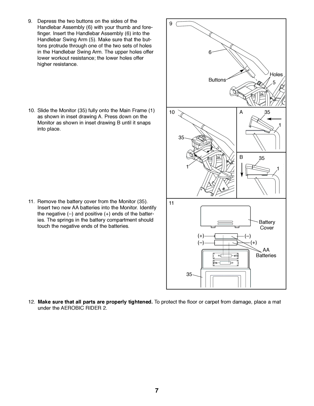 Healthrider HRCR28720 manual 