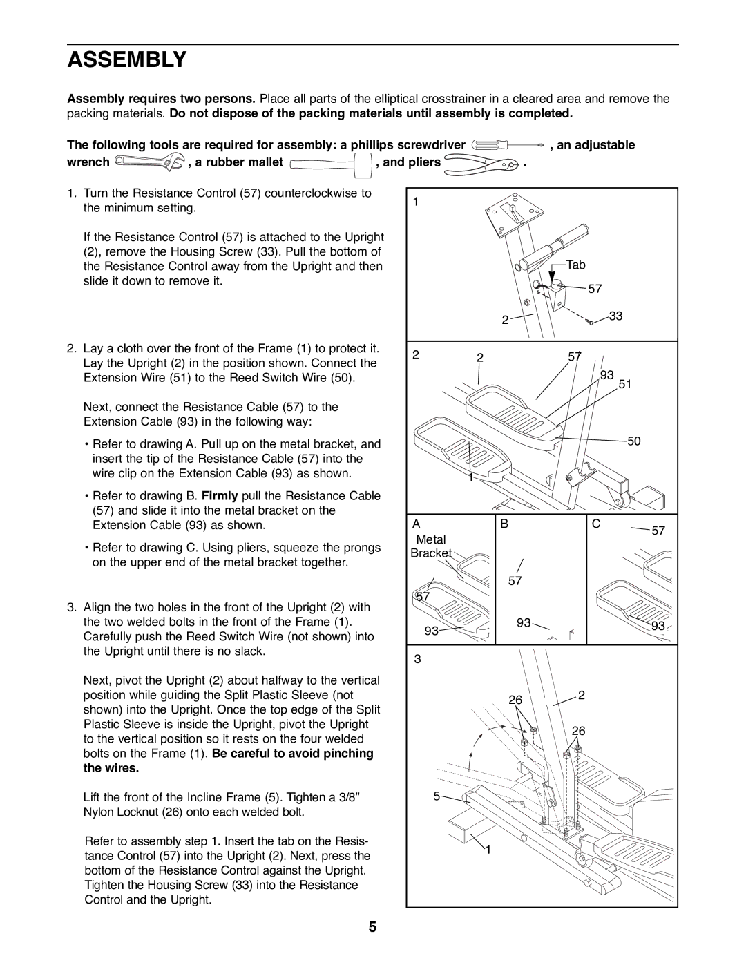 Healthrider HREL05982 manual Assembly 