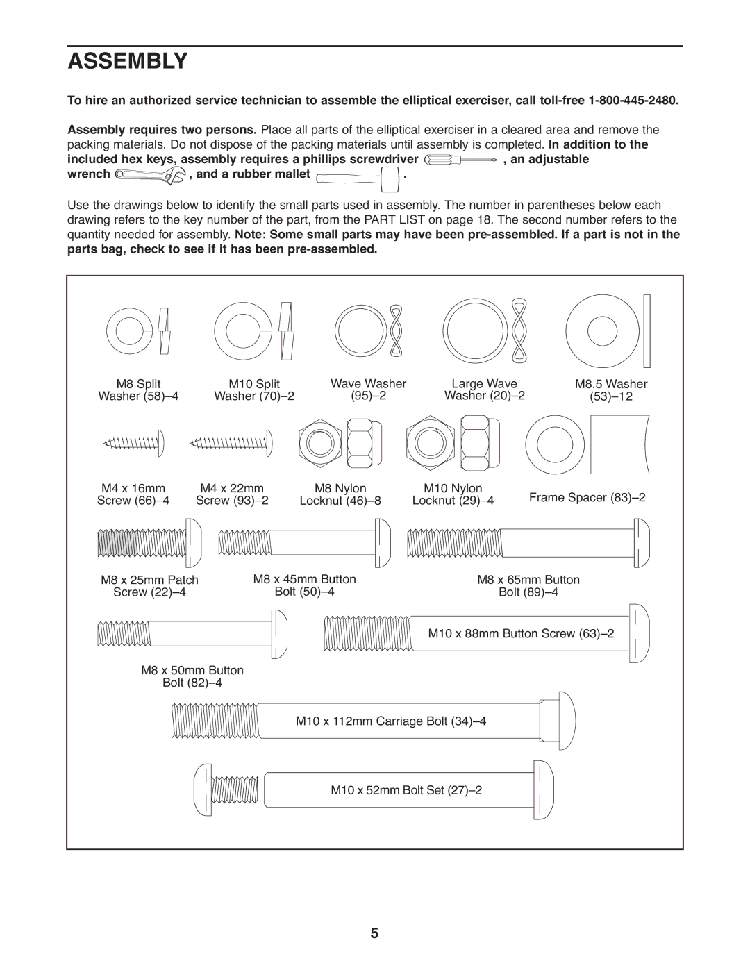 Healthrider HREL3006.0 manual Assembly 