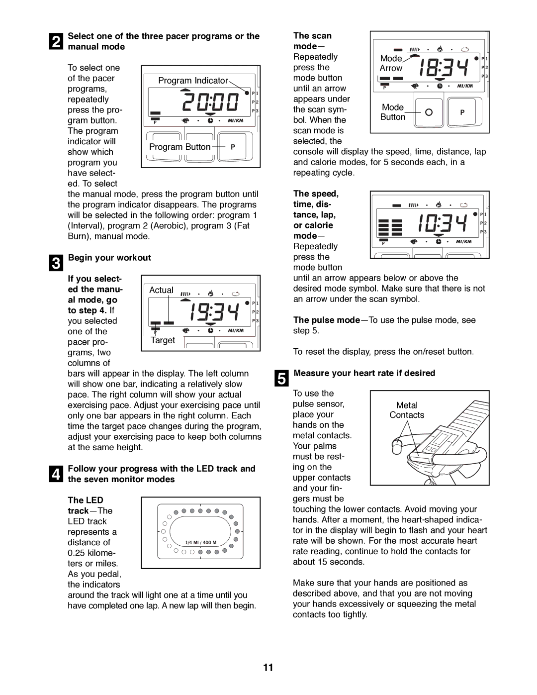 Healthrider HREX04980 manual Speed 